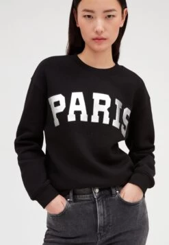 CLAUDIE PIERLOT Toy - Sweatshirt - Noir -Claudie Pierlot Mode 7ce0af70508b4630b672dd01604d7d10