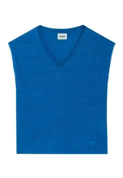 CLAUDIE PIERLOT Takeaway - T-Shirt Basique - Bleu Santorin 13 CLAUDIE PIERLOT Takeaway - T-Shirt Basique - Bleu Santorin -Claudie Pierlot Mode 7cf361b4101a46d2b744184c3d886264