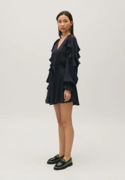 CLAUDIE PIERLOT Rollingo - Robe De Jour - Marine -Claudie Pierlot Mode 7d941a96b05847f48292db132ad35be8