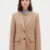 CLAUDIE PIERLOT Vitalia - Blazer - Beige -Claudie Pierlot Mode 7f3921ee1d3d46c3810bef66cccfdfb2