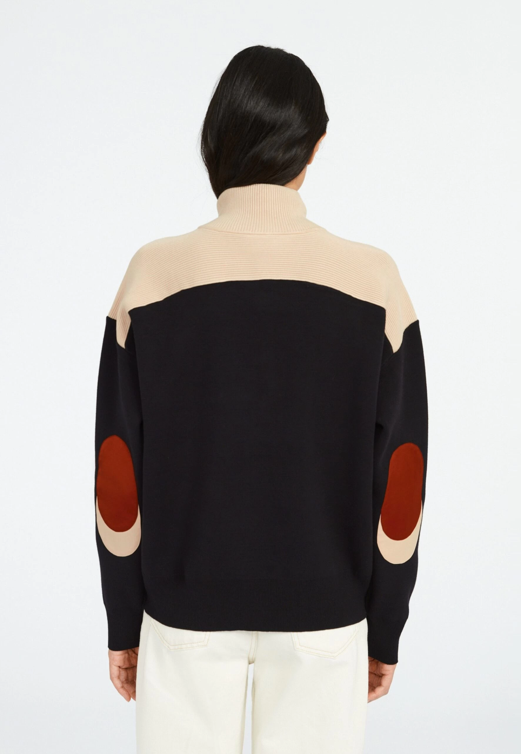 CLAUDIE PIERLOT Minimum - Pullover - Marine 5 CLAUDIE PIERLOT Minimum - Pullover - Marine – Image 3