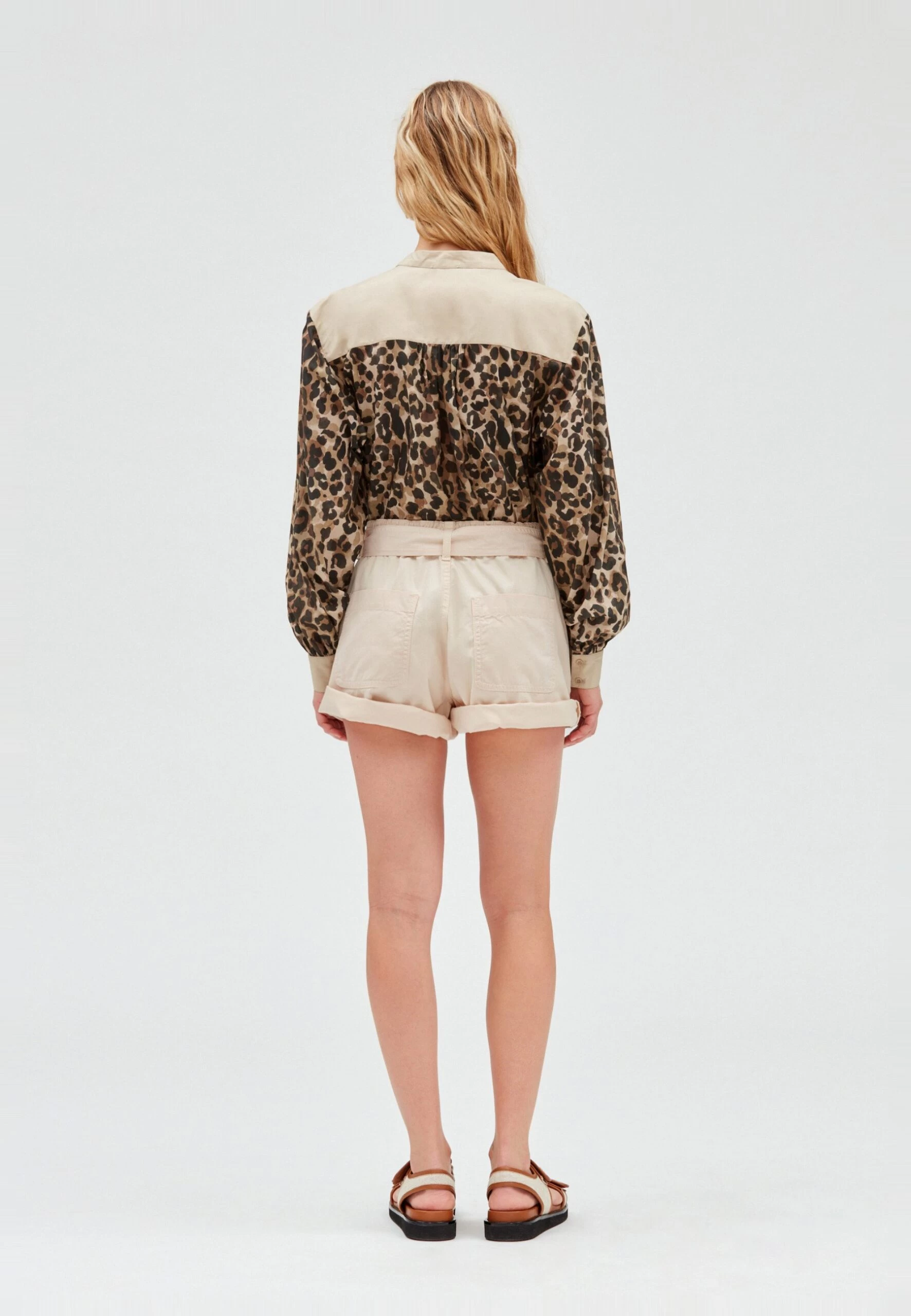 CLAUDIE PIERLOT Etude - Short - Mastic 5 CLAUDIE PIERLOT Etude - Short - Mastic – Image 3