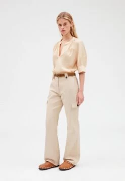 CLAUDIE PIERLOT Blouse - Mastic -Claudie Pierlot Mode 855635c5e0744997bd257c3030b2d2e3