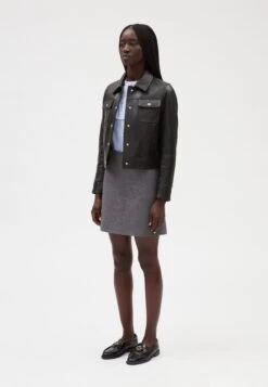 CLAUDIE PIERLOT Ciao - Veste En Cuir - Noir 11 CLAUDIE PIERLOT Ciao - Veste En Cuir - Noir -Claudie Pierlot Mode 88a3b6fb541a4d428968981990e7adbc