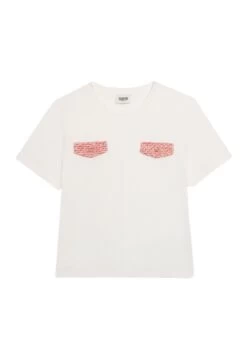 CLAUDIE PIERLOT Tongabis - T-Shirt Imprimé - Ecru -Claudie Pierlot Mode 895066e703714a1389a6e0d9630db106