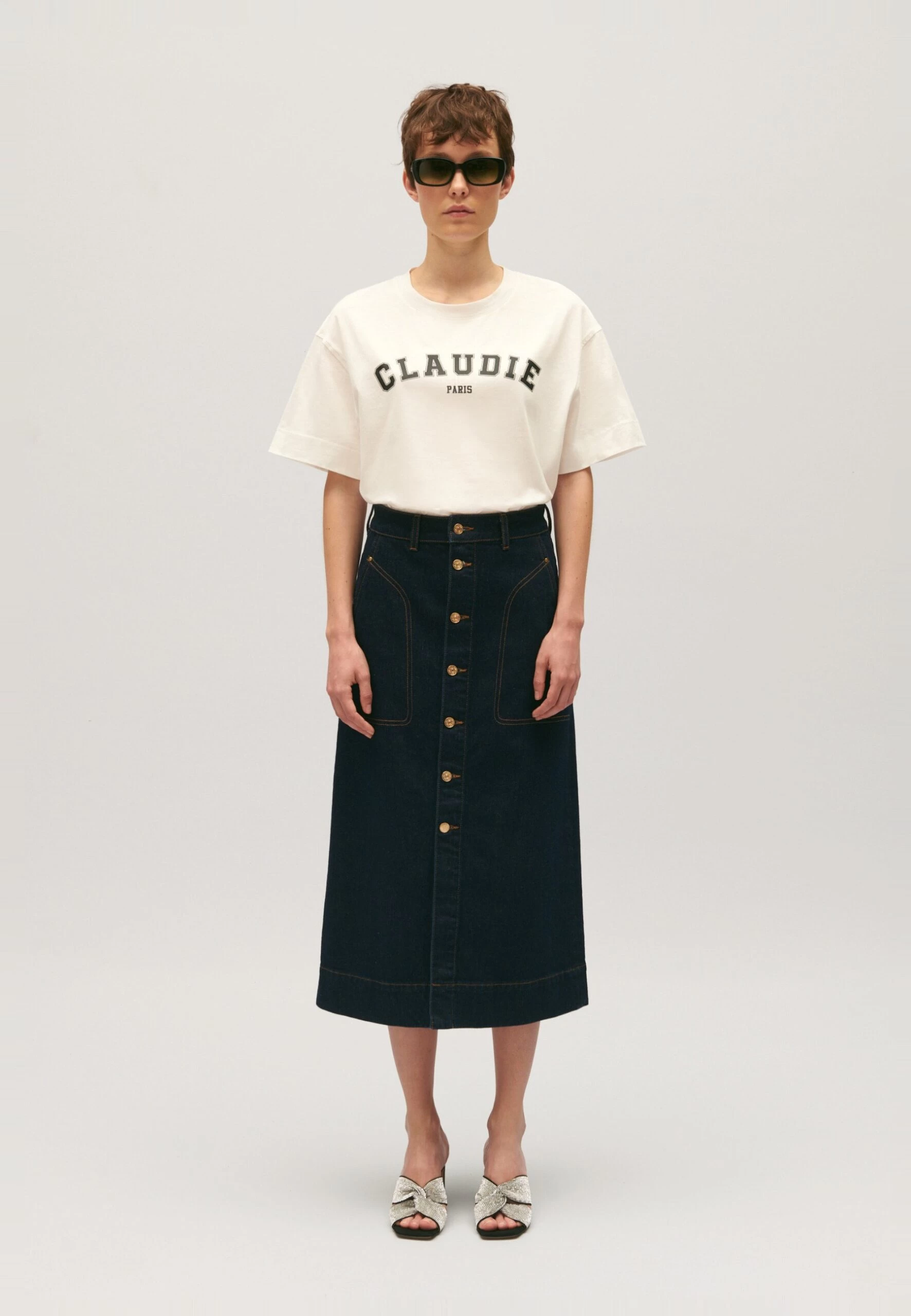 CLAUDIE PIERLOT Temma - T-Shirt Imprimé - Ecru 4 CLAUDIE PIERLOT Temma - T-Shirt Imprimé - Ecru – Image 2
