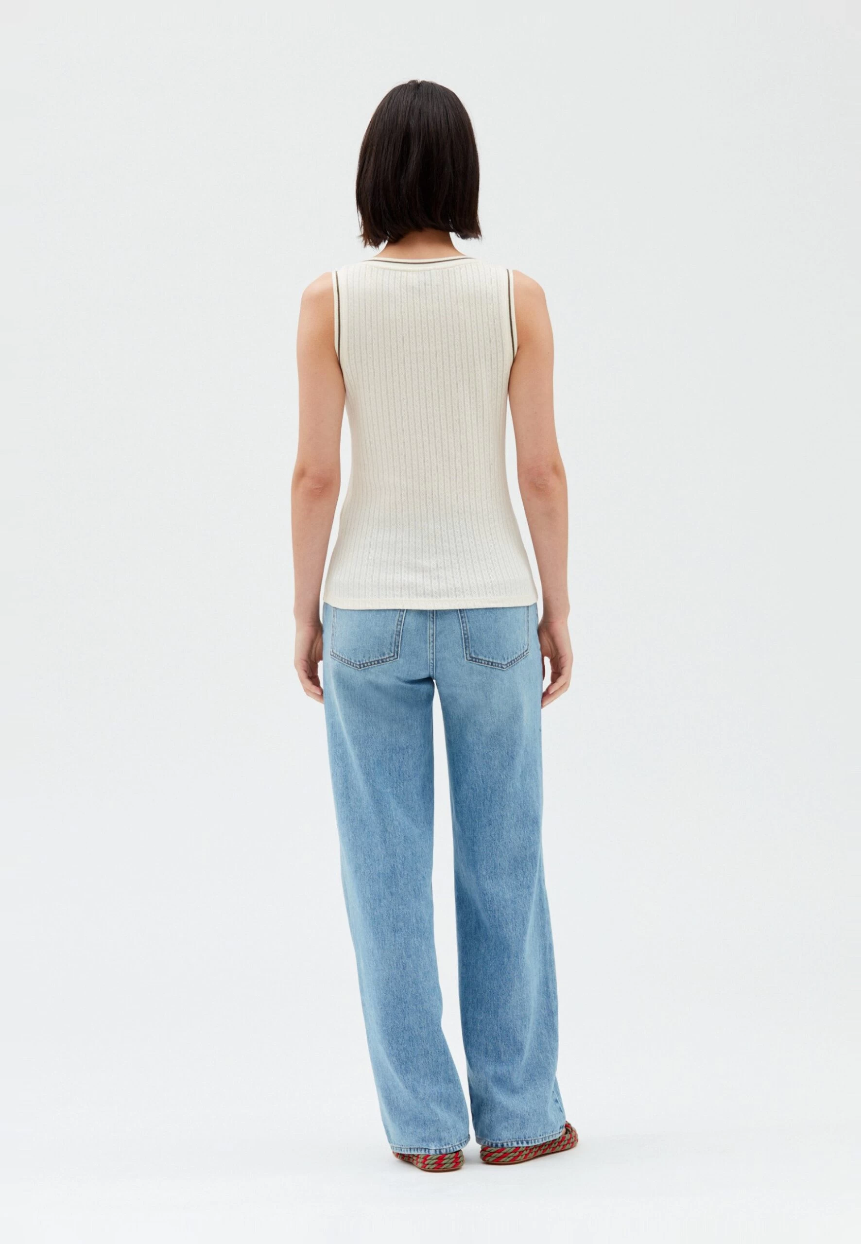 CLAUDIE PIERLOT Timote - Débardeur - Vanille 5 CLAUDIE PIERLOT Timote - Débardeur - Vanille – Image 3