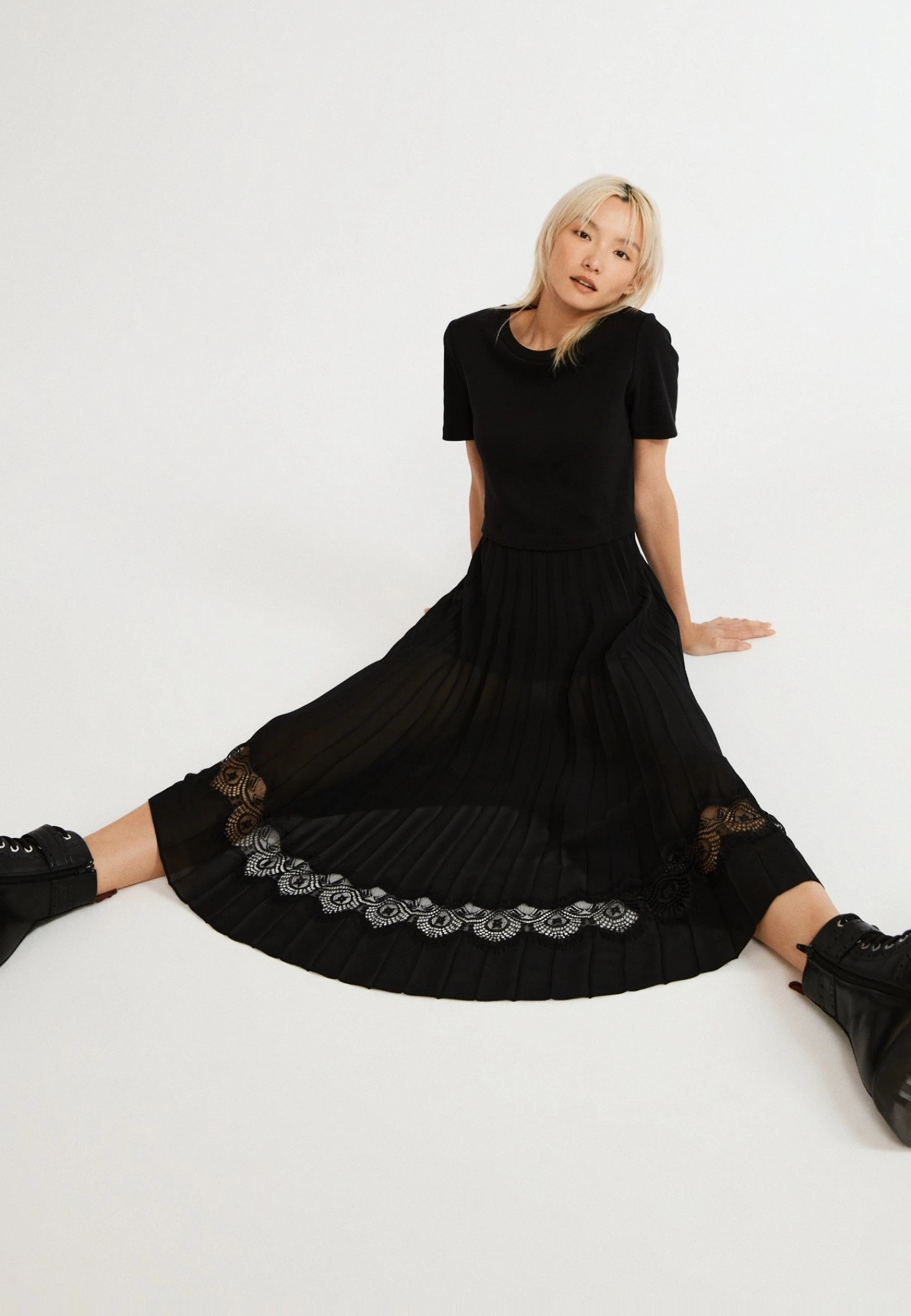 CLAUDIE PIERLOT Teli - Robe Longue - Noir 6 CLAUDIE PIERLOT Teli - Robe Longue - Noir – Image 4