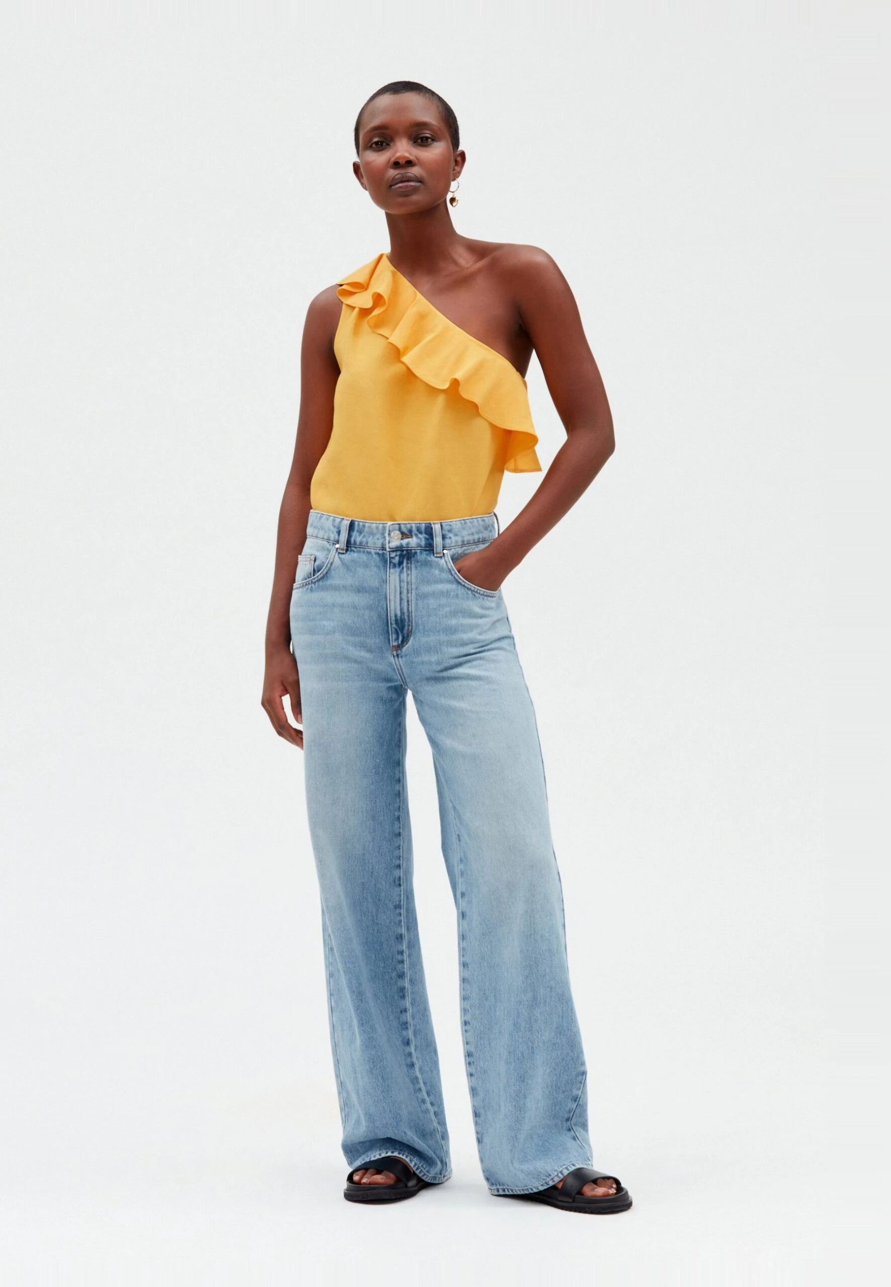 CLAUDIE PIERLOT Bomba - Blouse - Mimosa 4 CLAUDIE PIERLOT Bomba - Blouse - Mimosa – Image 2