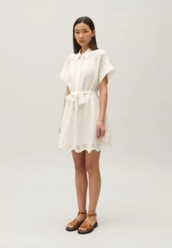CLAUDIE PIERLOT Raflia - Robe Chemise - Ecru 11 CLAUDIE PIERLOT Raflia - Robe Chemise - Ecru -Claudie Pierlot Mode 8ede274c7b614fa1a86cc62dee917ad5