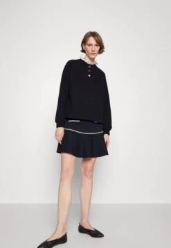 CLAUDIE PIERLOT Tam - Sweatshirt - Marine Profond -Claudie Pierlot Mode 90e13a1103a44113b93440d87a9905b0