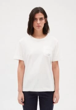 CLAUDIE PIERLOT Timon - T-Shirt Basique - Ecru