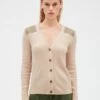 CLAUDIE PIERLOT Marielle - Gilet - Mastic