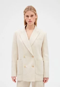 CLAUDIE PIERLOT Virginialin - Manteau Court - Lin