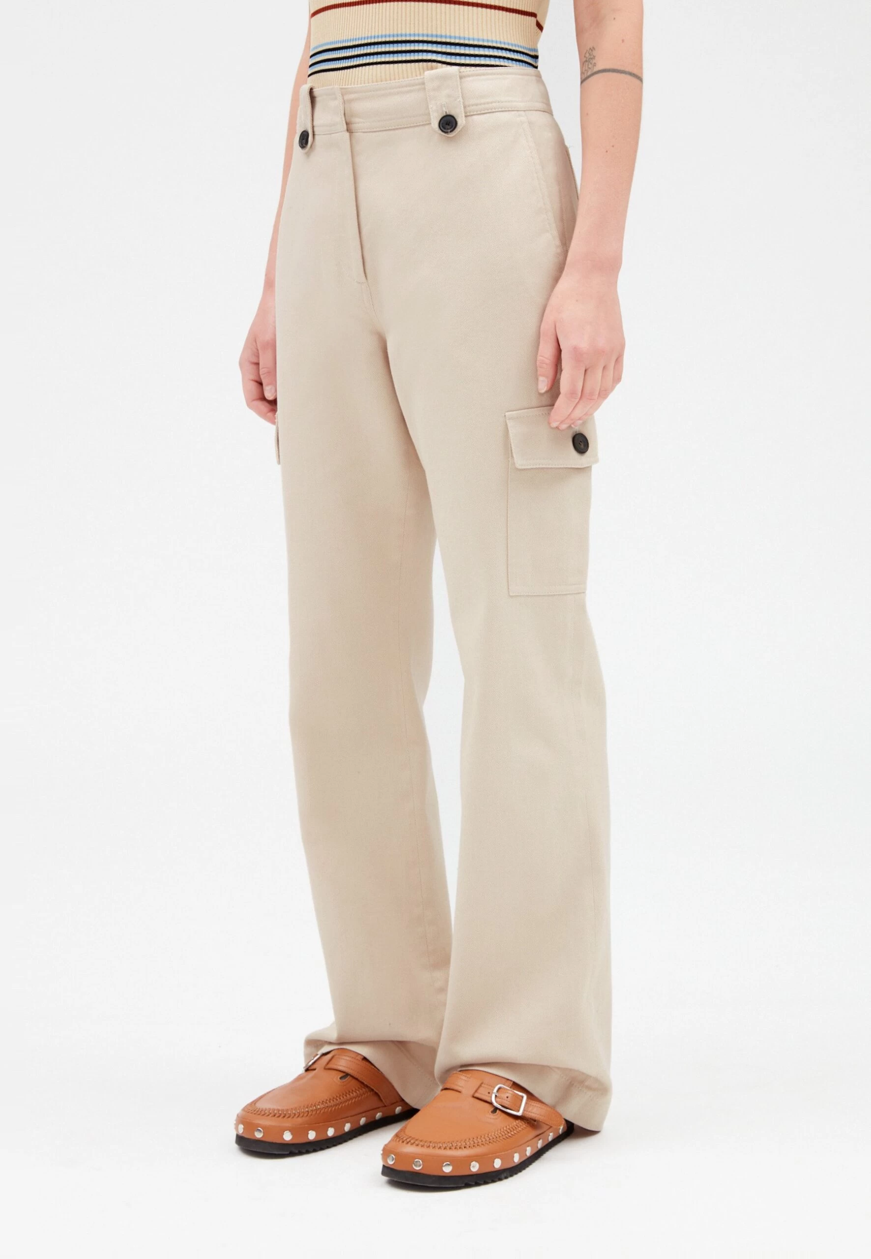 CLAUDIE PIERLOT Peter - Pantalon Classique - Mastic 3 CLAUDIE PIERLOT Peter - Pantalon Classique - Mastic