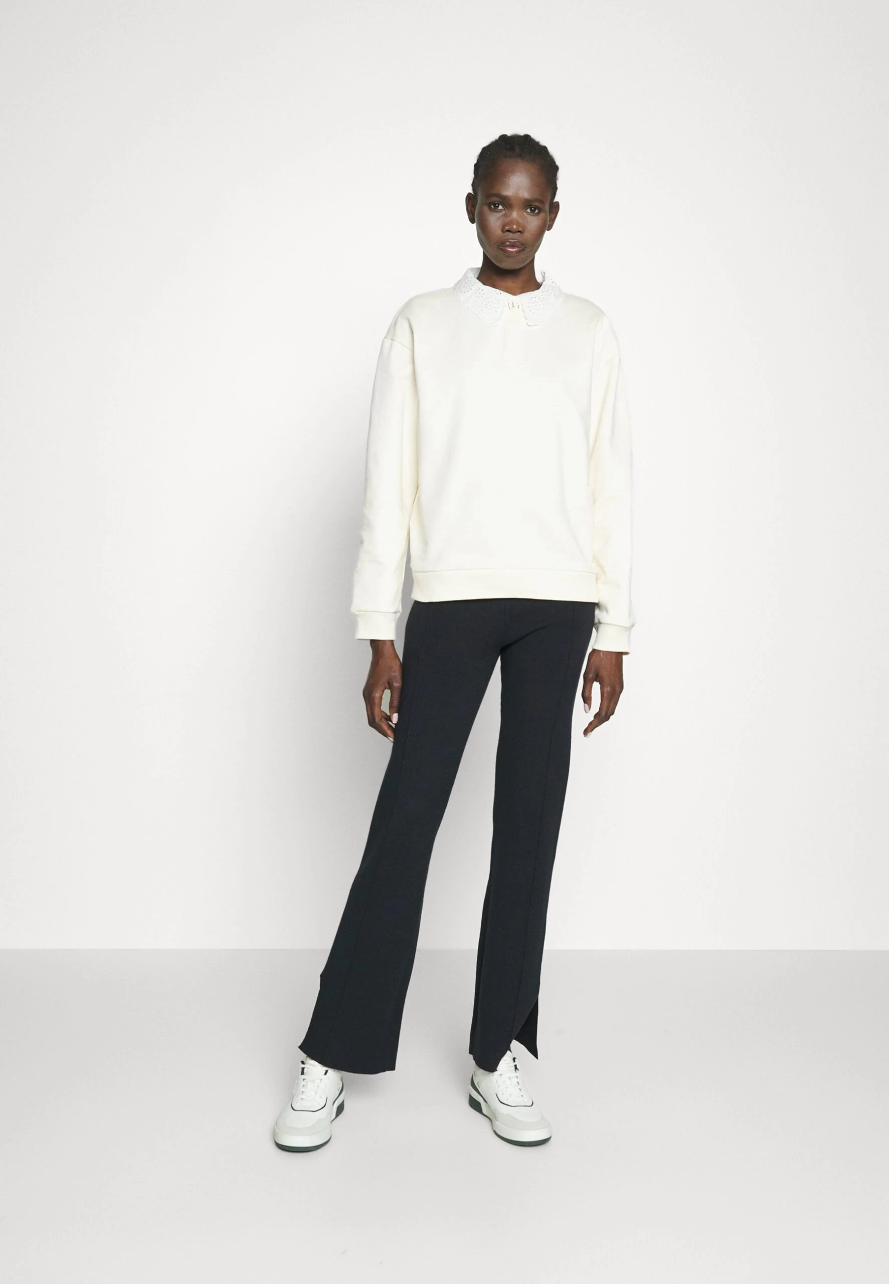CLAUDIE PIERLOT Sweatshirt - Ecru 4 CLAUDIE PIERLOT Sweatshirt - Ecru – Image 2