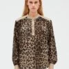 CLAUDIE PIERLOT Baignade - Blouse - Print Fonce -Claudie Pierlot Mode 93f9a32d50bc4ad9b0d7f58a6db33b0d