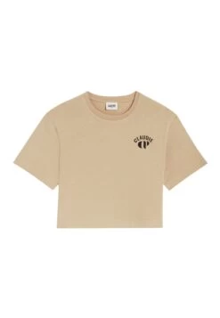 CLAUDIE PIERLOT Talex - T-Shirt Basique - Beige Clair -Claudie Pierlot Mode 96f28c80ed014aeb95d228725db4cb91