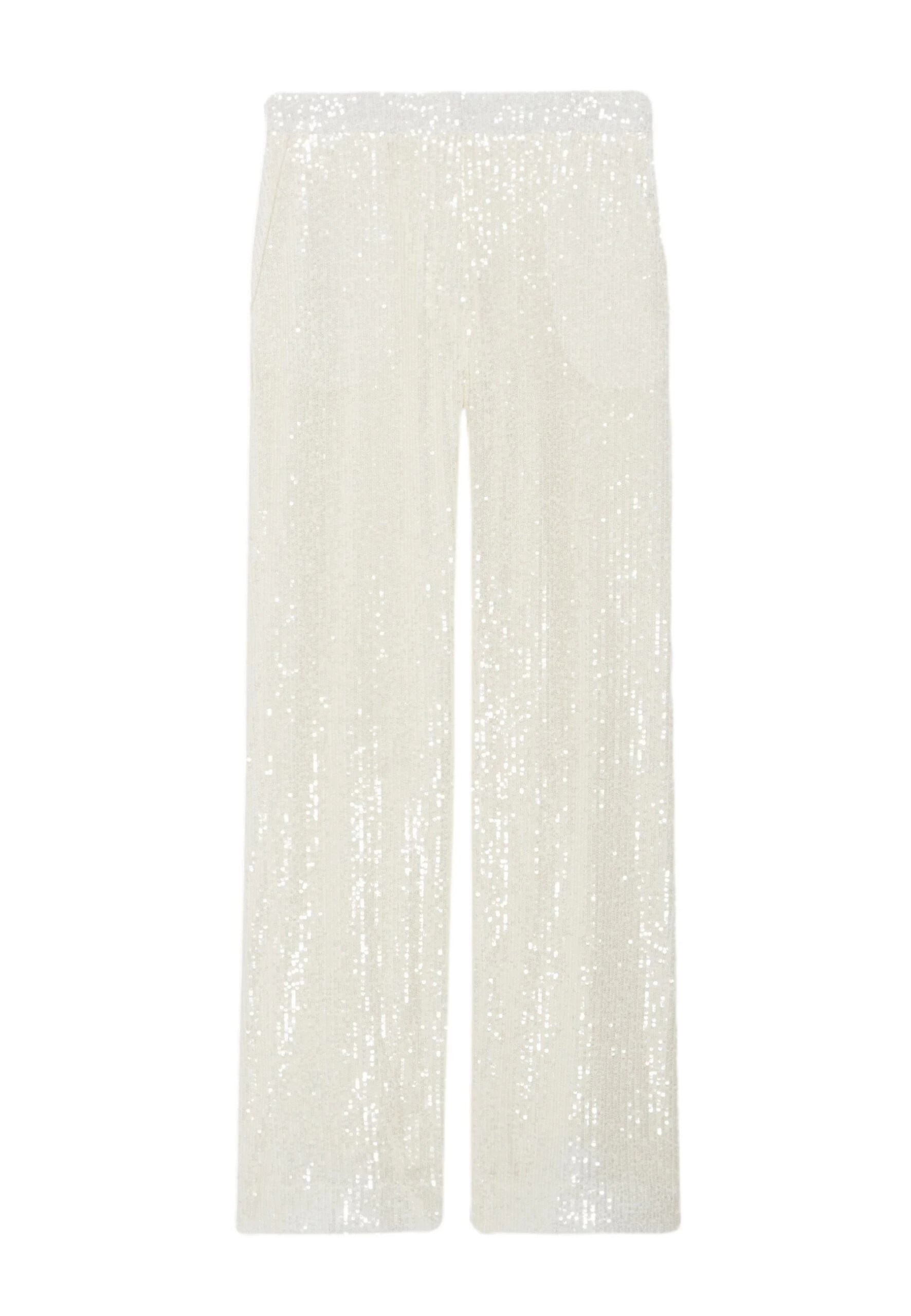 CLAUDIE PIERLOT Paillette - Pantalon Classique - Blanc 7 CLAUDIE PIERLOT Paillette - Pantalon Classique - Blanc – Image 5
