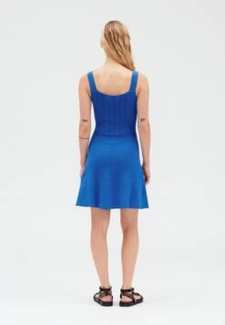 CLAUDIE PIERLOT Miluni - Robe Pull - Bleu Santorin 10 CLAUDIE PIERLOT Miluni - Robe Pull - Bleu Santorin -Claudie Pierlot Mode 97fea7b2385641f99b6acff85ff5a88e