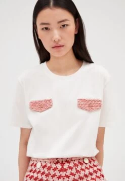 CLAUDIE PIERLOT Tongabis - T-Shirt Imprimé - Ecru -Claudie Pierlot Mode 9a04fa669d6c47cbafbca7099b6b8a07