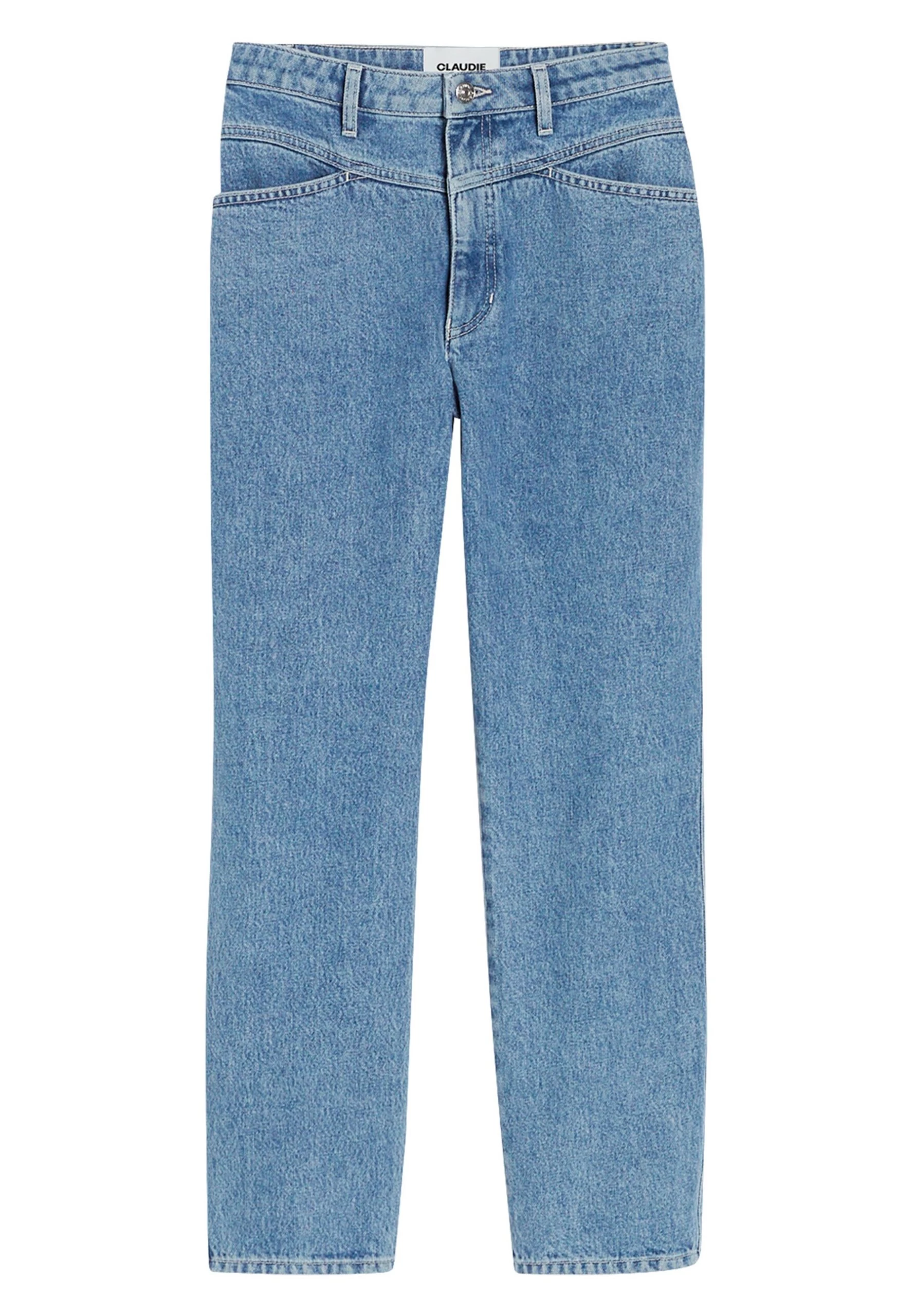 CLAUDIE PIERLOT Poupiblue - Jean Droit - Denim Clair 6 CLAUDIE PIERLOT Poupiblue - Jean Droit - Denim Clair – Image 4