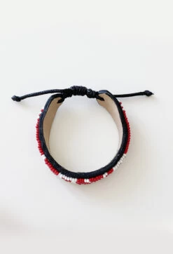CLAUDIE PIERLOT Bracelet Cuir Et Perles à Message LOVE -Claudie Pierlot Mode Claudie CFABI00051 K001 H 3