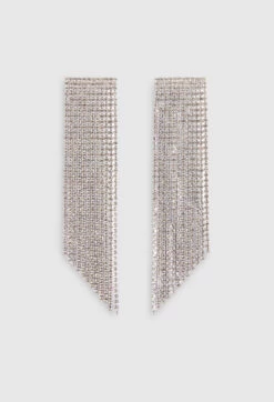 CLAUDIE PIERLOT Boucles D'oreilles Argent Strass