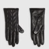 CLAUDIE PIERLOT Gants Cuir Matelassé -Claudie Pierlot Mode Claudie CFABO00291 B001 H 1