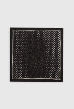 CLAUDIE PIERLOT Foulard Noir 100% Soie