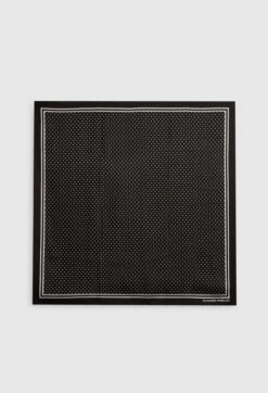 CLAUDIE PIERLOT Grand Foulard Noir 100% Soie