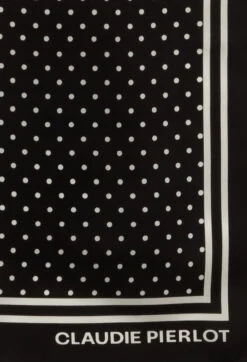 CLAUDIE PIERLOT Grand Foulard Noir 100% Soie -Claudie Pierlot Mode Claudie CFABO00307 B001 H 9