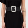 CLAUDIE PIERLOT Ceinture Large Avec Boucle à Perles -Claudie Pierlot Mode Claudie CFACE00201 B001 H 2