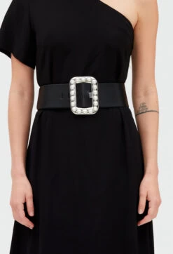 CLAUDIE PIERLOT Ceinture Large Avec Boucle à Perles