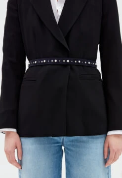 CLAUDIE PIERLOT Ceinture Fine Détails Studds