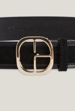 CLAUDIE PIERLOT Ceinture Cuir Suède Noir -Claudie Pierlot Mode Claudie CFACE00206 B001 H 3