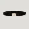 CLAUDIE PIERLOT Ceinture élastiquée Noire -Claudie Pierlot Mode Claudie CFACE00212 B001 H 1