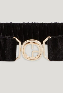 CLAUDIE PIERLOT Ceinture élastiquée Noire -Claudie Pierlot Mode Claudie CFACE00212 B001 H 3