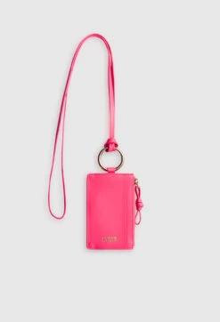 CLAUDIE PIERLOT Porte-cartes Bandoulière Cuir Lisse