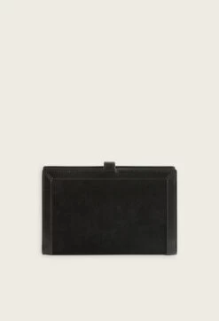 CLAUDIE PIERLOT Sac Pochette Cuir Suède Noir -Claudie Pierlot Mode Claudie CFAPM00150 B001 H 4