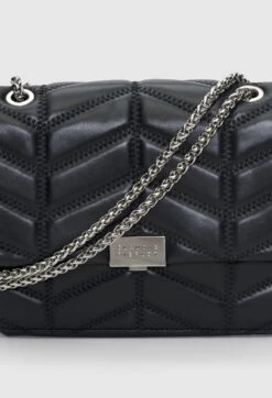 CLAUDIE PIERLOT Sac Angela Quilt Cuir Noir -Claudie Pierlot Mode Claudie CFASA00304 B001 H 3