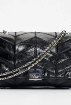 CLAUDIE PIERLOT Sac Angelo Cuir Noir -Claudie Pierlot Mode Claudie CFASA00323 B001 H 4