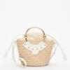 CLAUDIE PIERLOT Petit Panier Blanc Osier