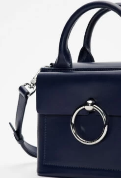 CLAUDIE PIERLOT Sac Anouck Mini Cuir Marine -Claudie Pierlot Mode Claudie CFASA00362 D002 H 4