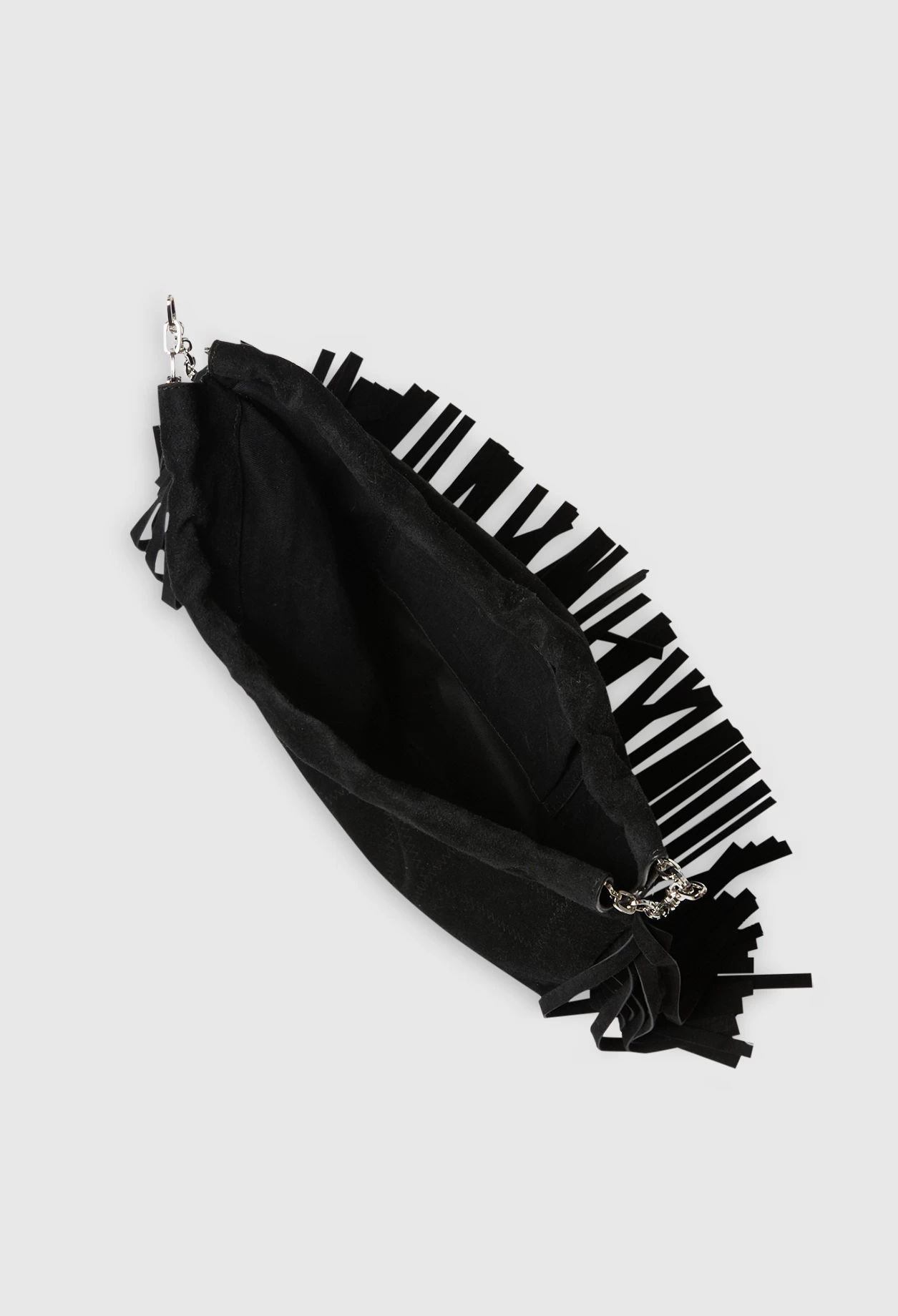 CLAUDIE PIERLOT Sac Anemone Frangé Cuir Suede 6 CLAUDIE PIERLOT Sac Anemone Frangé Cuir Suede – Image 4