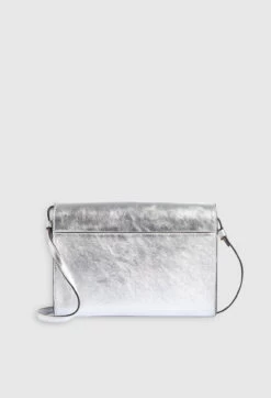 CLAUDIE PIERLOT Pochette Anouck Cuir Argent -Claudie Pierlot Mode Claudie CFASA00454 L007 H 4