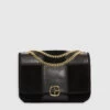 CLAUDIE PIERLOT Sac Angelo Noir Cuir -Claudie Pierlot Mode Claudie CFASA00466 B001 H 1