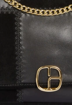 CLAUDIE PIERLOT Sac Angelo Noir Cuir -Claudie Pierlot Mode Claudie CFASA00466 B001 H 5