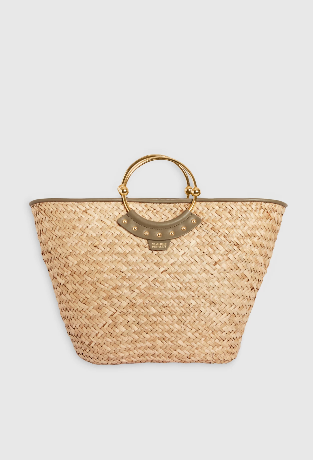 CLAUDIE PIERLOT Grand Panier Amily Paille 3 CLAUDIE PIERLOT Grand Panier Amily Paille