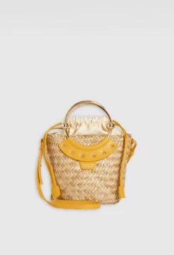 CLAUDIE PIERLOT Mini Panier Abeille Paille
